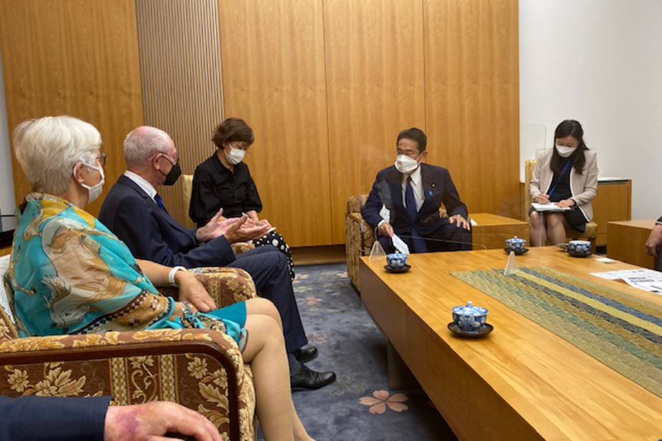 ⑳7.19首相官邸にて